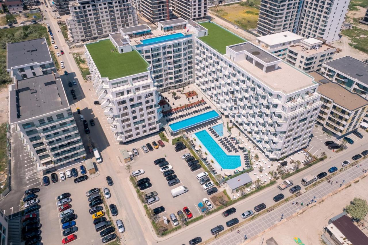 Royale Sundance 224 Infinity Beach Pool & Spa Mamaia Nord นาโวดาริ ภายนอก รูปภาพ